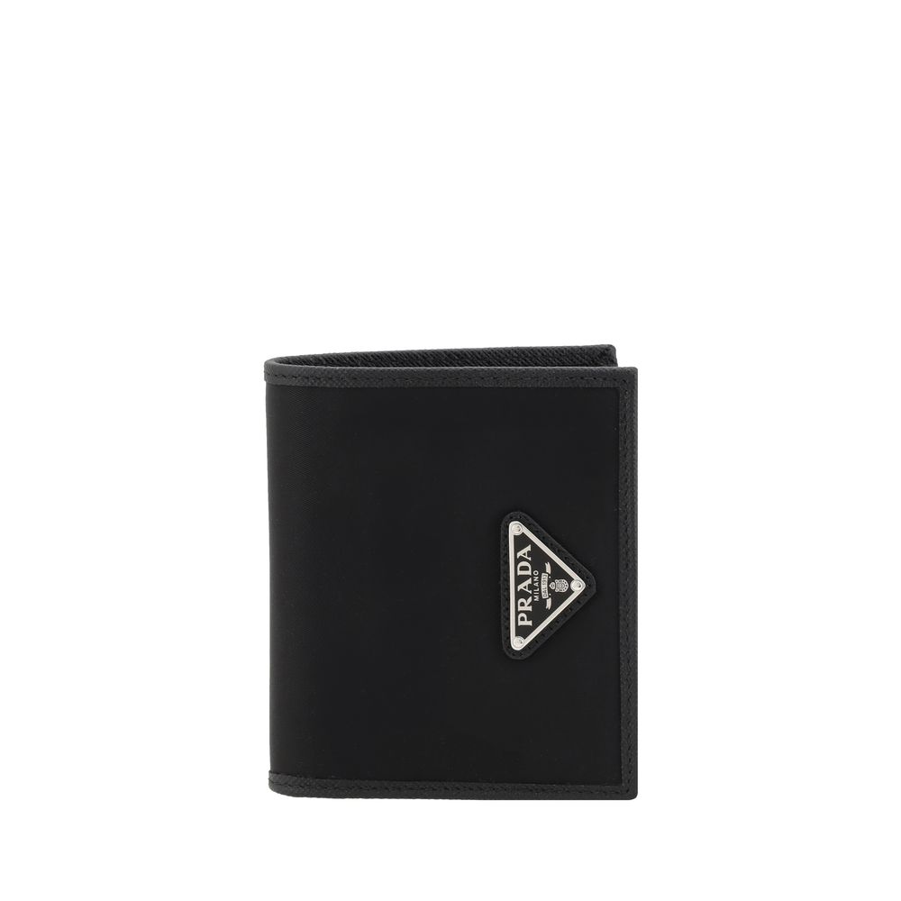 Prada Schwarzes Nylon Portemonnaie