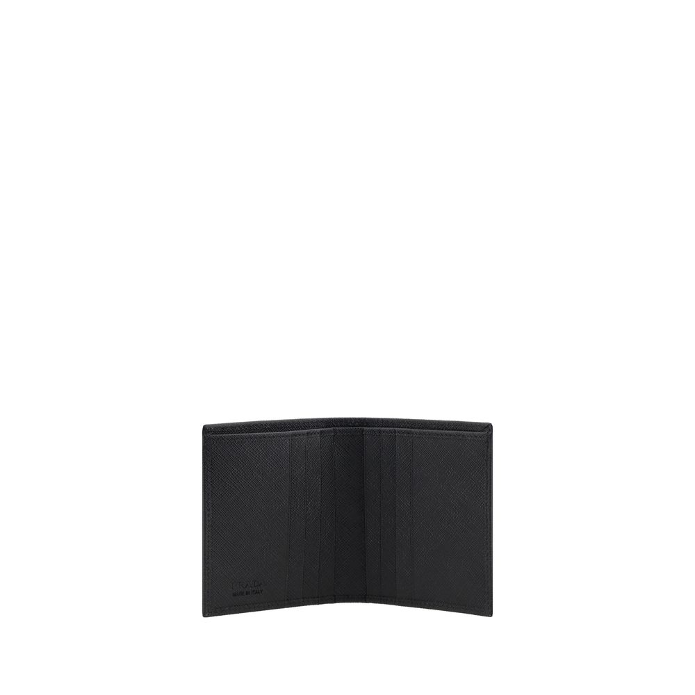 Prada Schwarzes Nylon Portemonnaie
