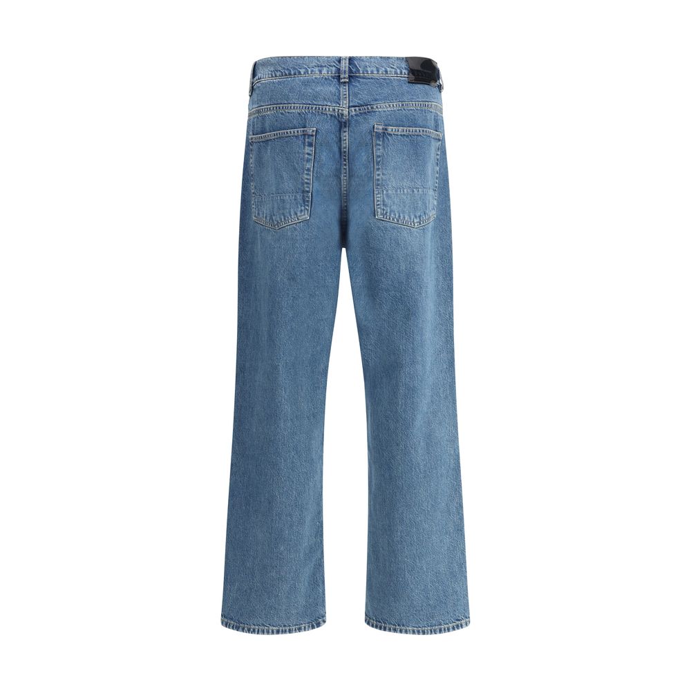 Our Legacy Blaue Jeans aus Baumwolle, Tapered Fit