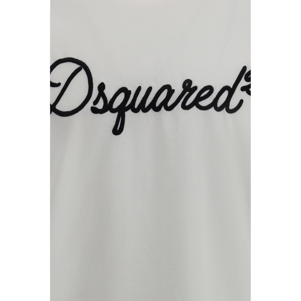 Dsquared² Weißes Baumwoll-T-Shirt
