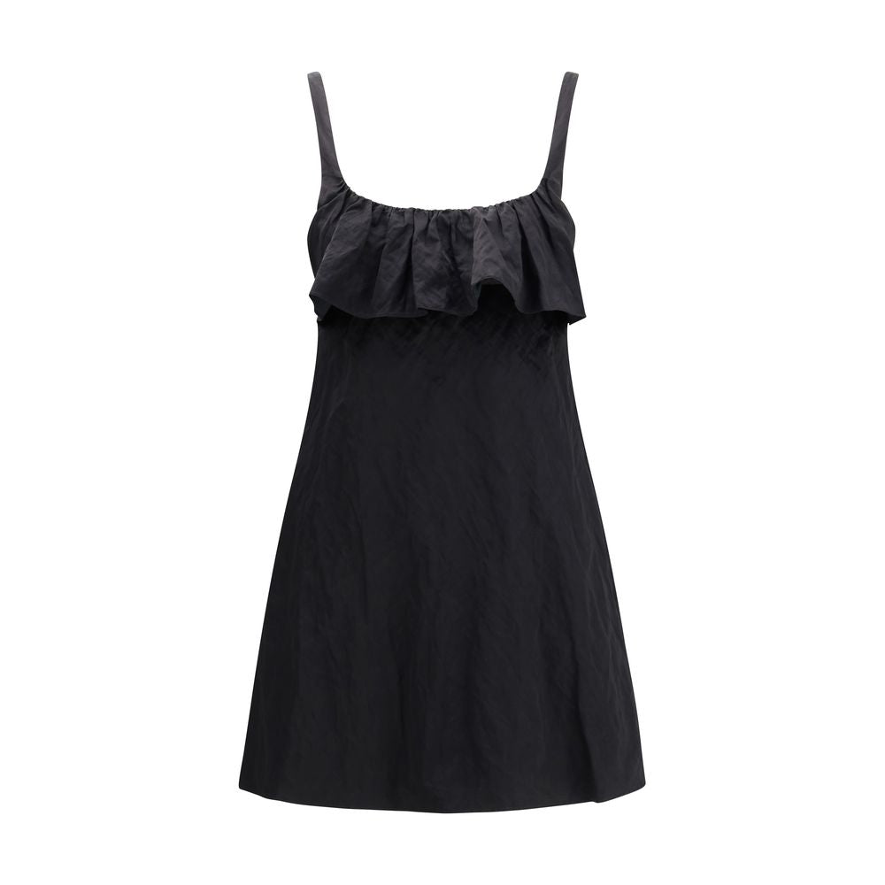 Chloé Schwarzes Baumwoll-Freizeitkleid