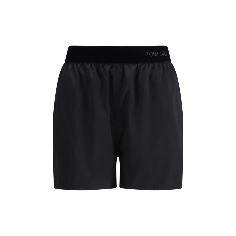 Tom Ford Mehrfarbige Seiden-Bermudashorts
