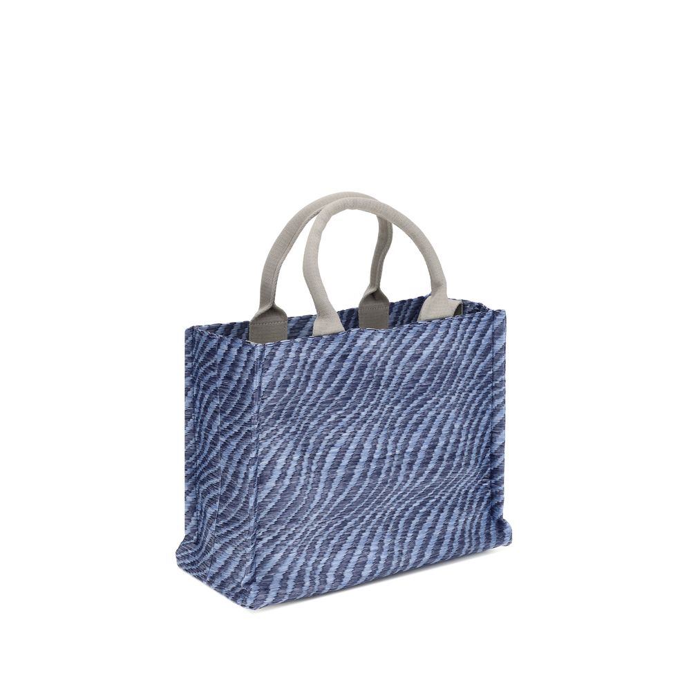 Marni Blaue Stoff-Umhängetasche