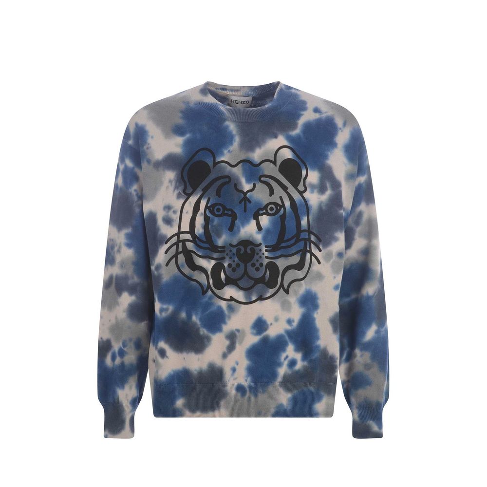 Kenzo Grauer Baumwollpullover