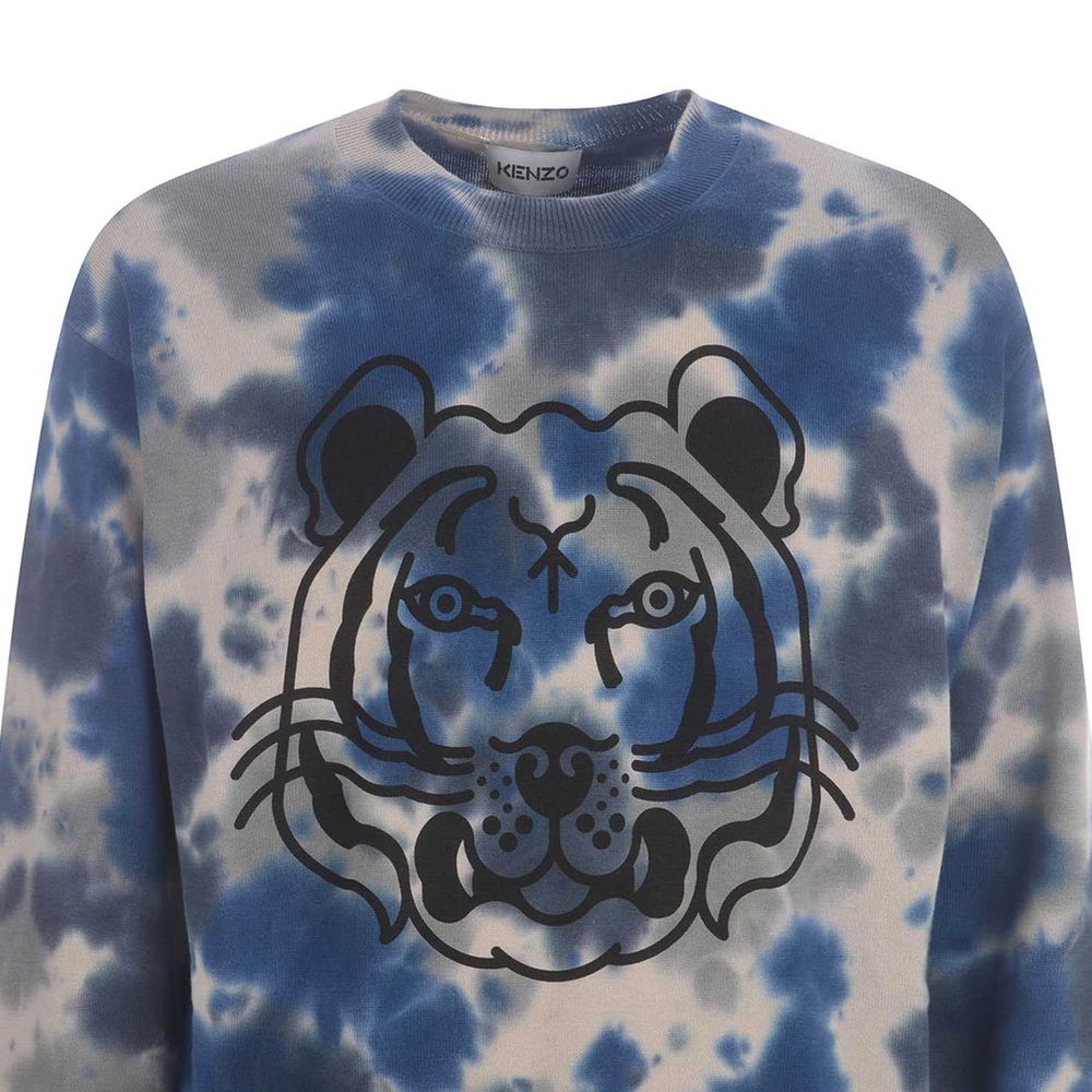 Kenzo Grauer Baumwollpullover