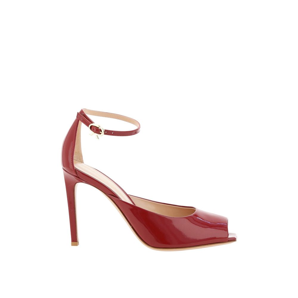 Gianvito Rossi Mehrfarbige Pumps aus Kalbsleder mit hohem Absatz