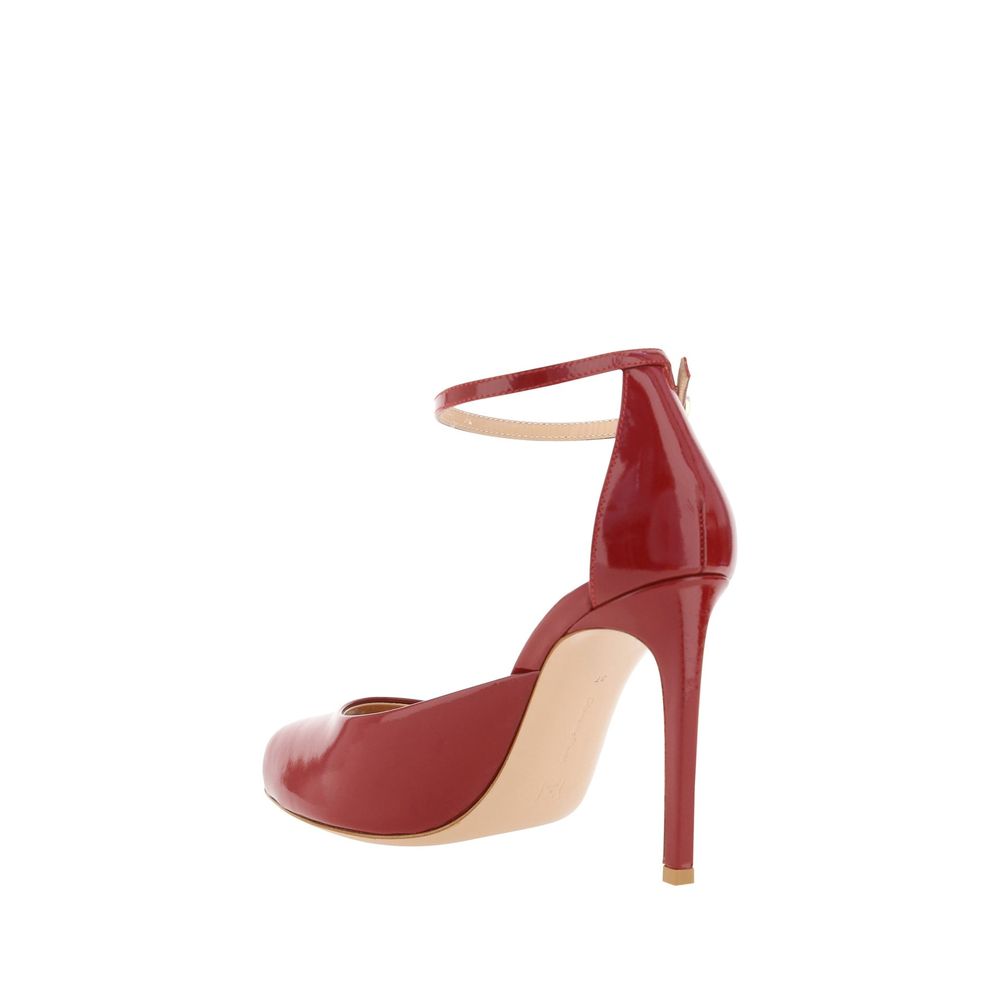 Gianvito Rossi Mehrfarbige Pumps aus Kalbsleder mit hohem Absatz