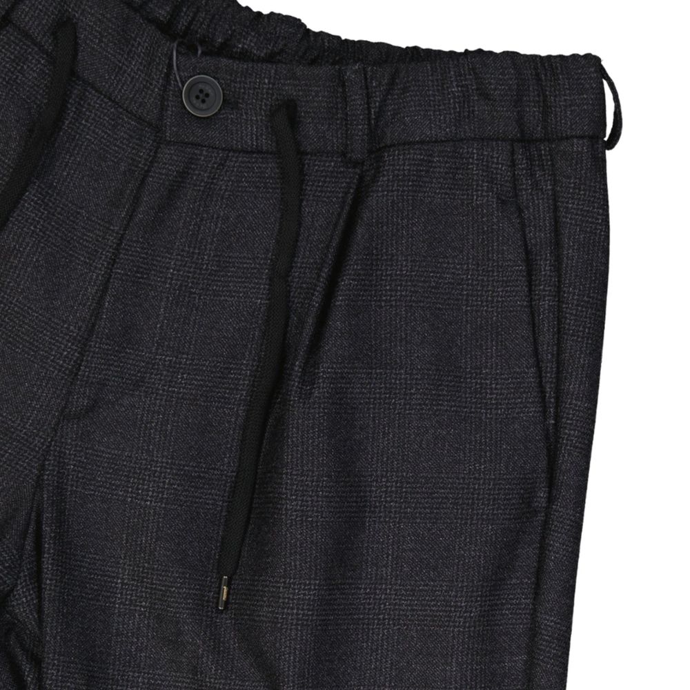 Herno Graue Woll-Freizeithose