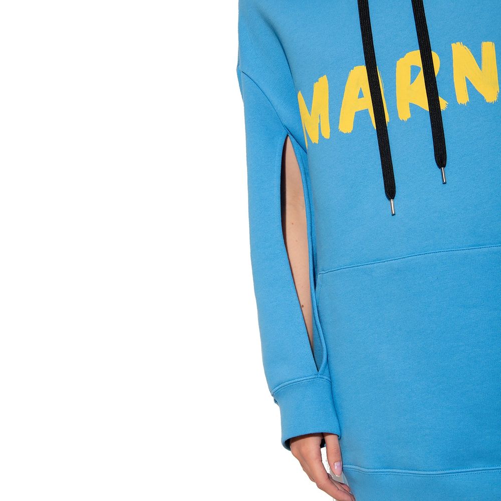 Marni Blauer Baumwoll-Sweatshirt