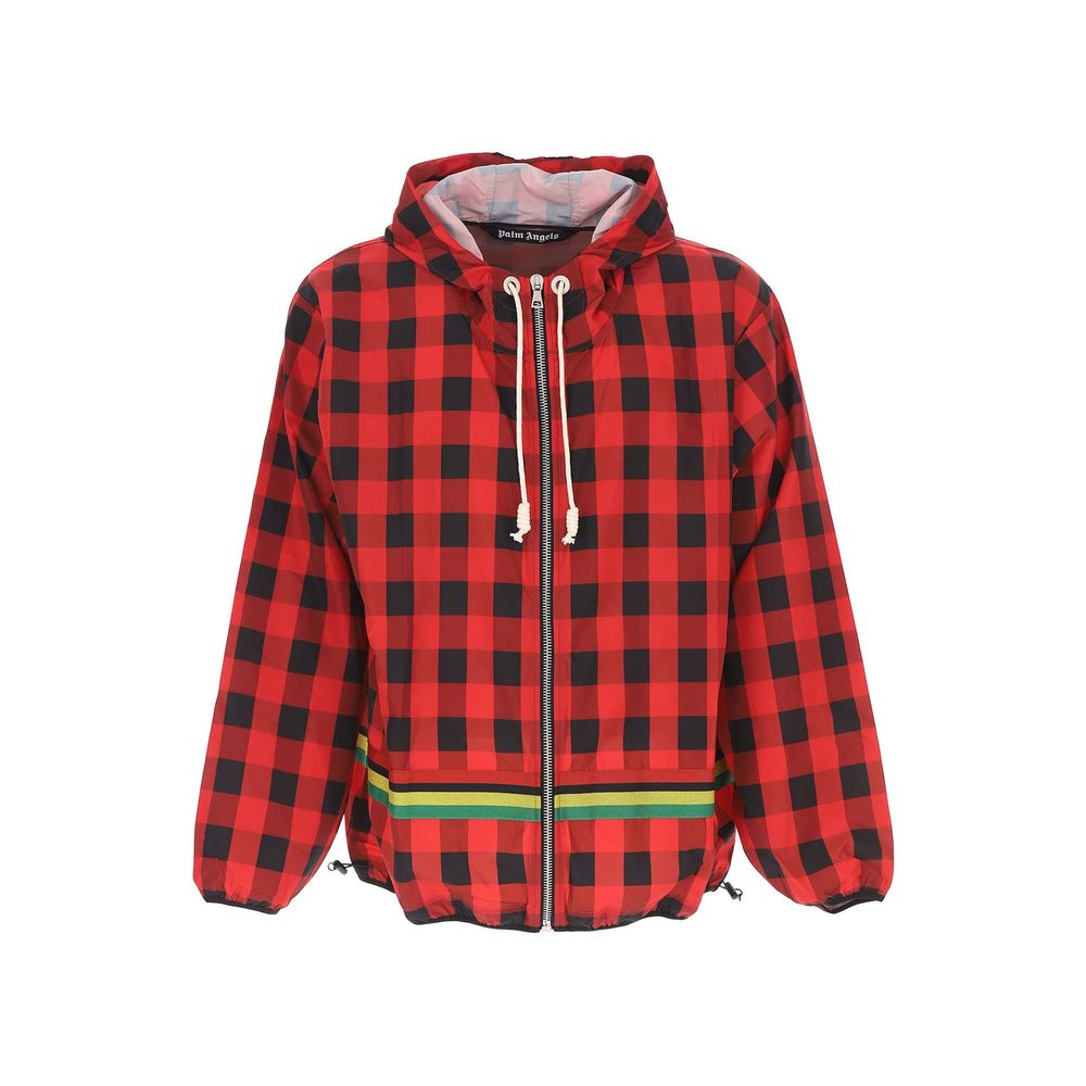 Palm Angels Mehrfarbige Shell-Jacke aus Polyester