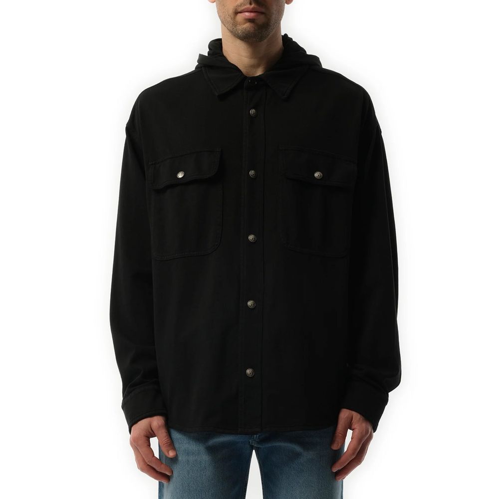 Palm Angels Schwarzes Denim-Hemd
