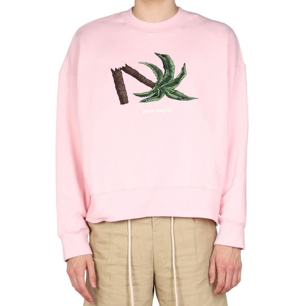 Palm Angels Mehrfarbiger Baumwollpullover