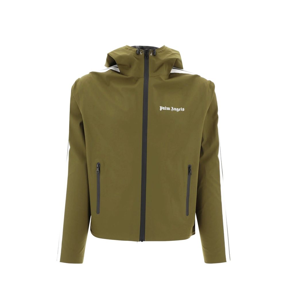 Palm Angels Zweifarbige Jacke aus Polyethylen in voller Länge