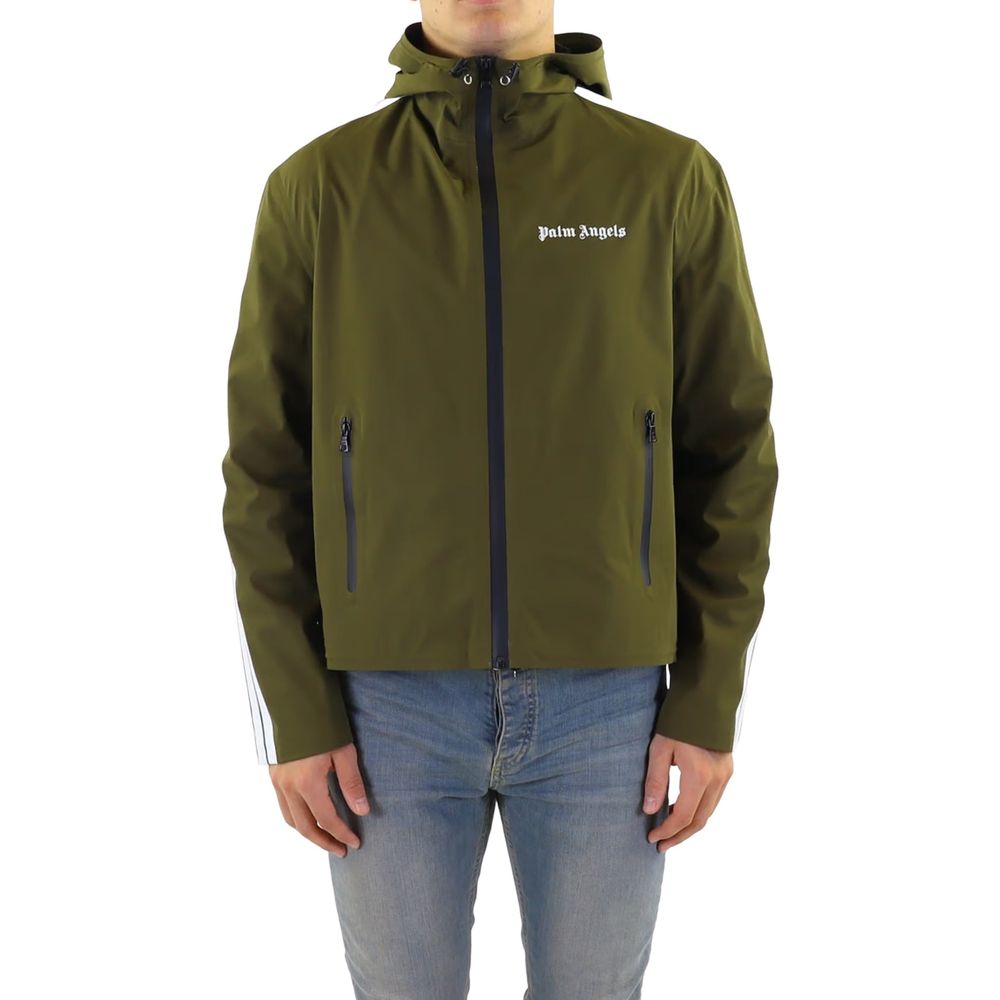 Palm Angels Zweifarbige Jacke aus Polyethylen in voller Länge