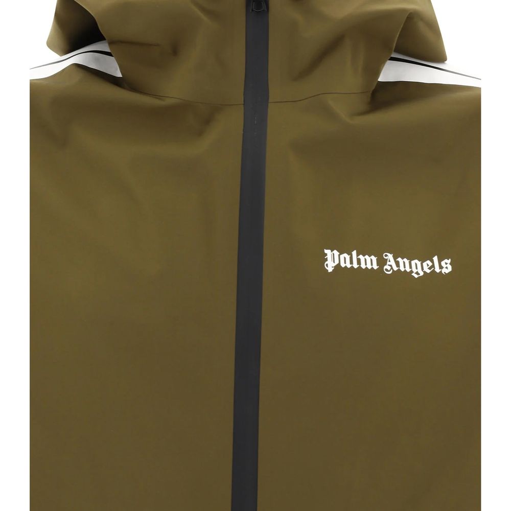 Palm Angels Zweifarbige Jacke aus Polyethylen in voller Länge