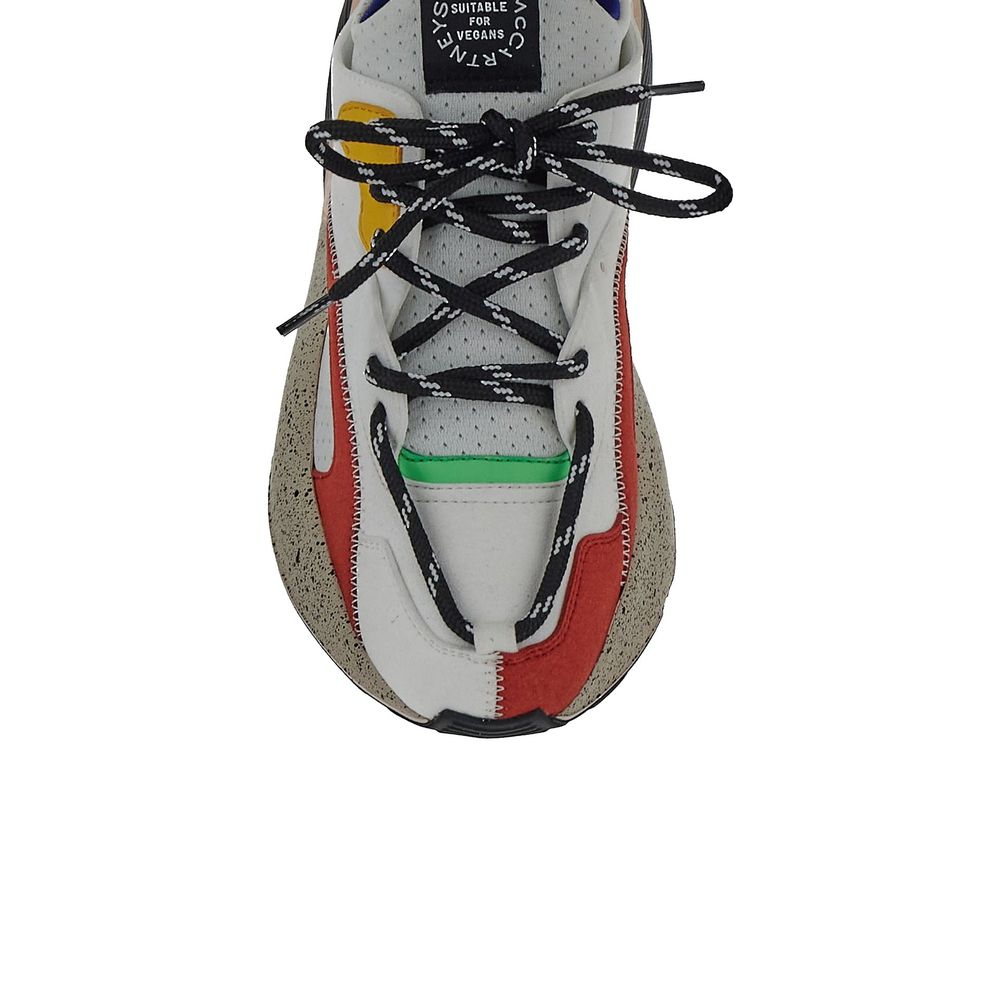 Stella McCartney Weiße Sneaker aus veganem Leder mit klobiger Sohle