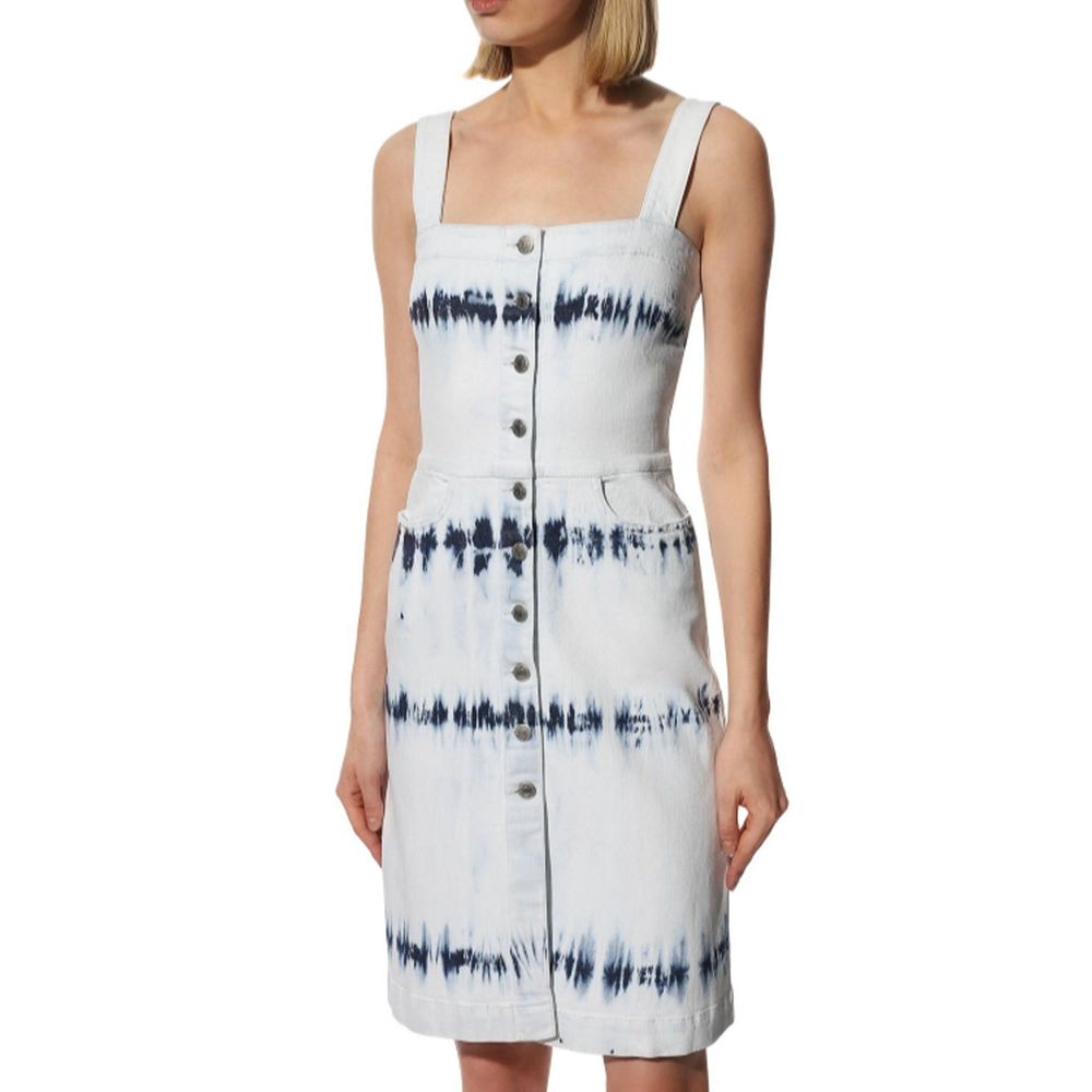 Stella McCartney Blaues Freizeitkleid aus Polyester