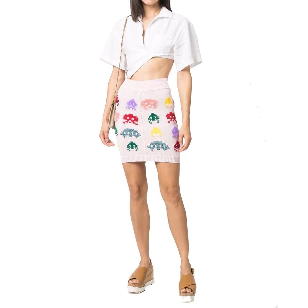 Stella McCartney Mehrfarbiger Minirock aus Baumwolle