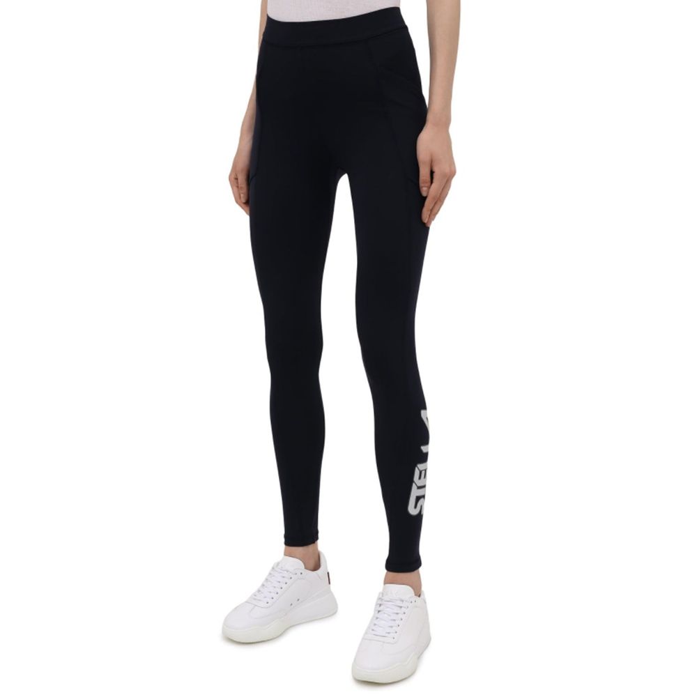 Stella McCartney Blaue Trainingshose aus Polyamid