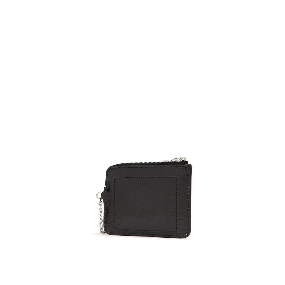 Alexander McQueen Schwarze Kalbsleder-Clutch