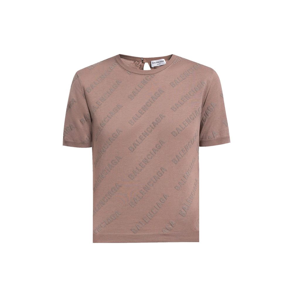 Balenciaga Braune Baumwoll-Tanktops