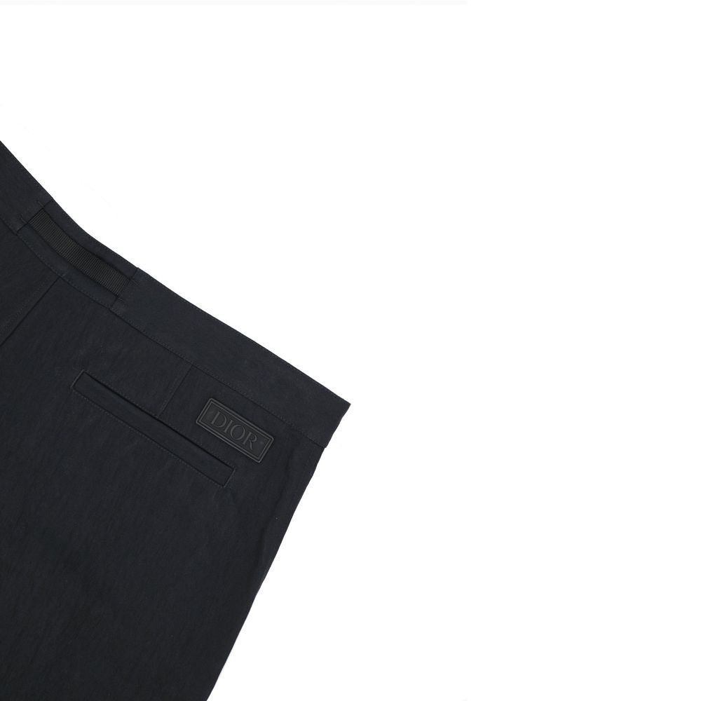 Dior Schwarze Baumwoll-Bermudashorts