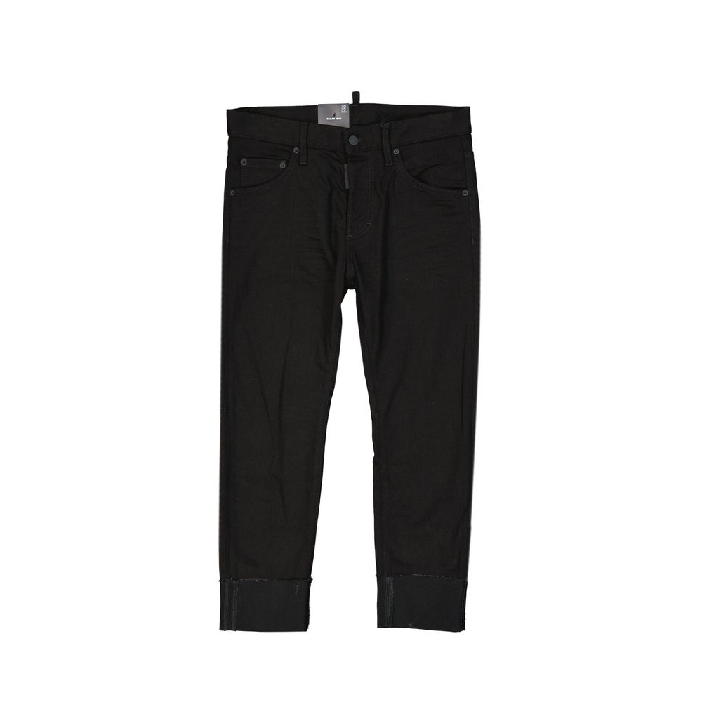 Dsquared² Schwarze Baumwolljeans Denim