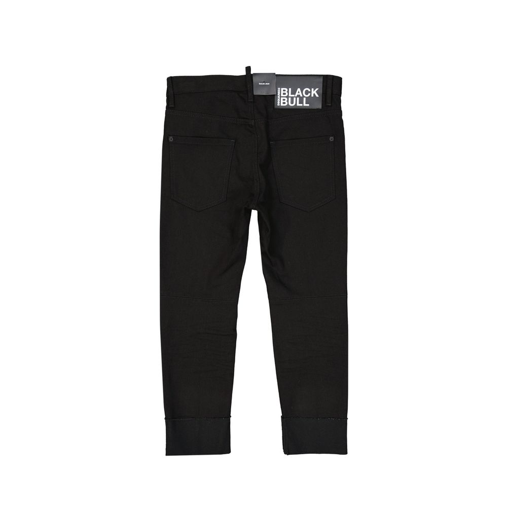 Dsquared² Schwarze Baumwolljeans Denim