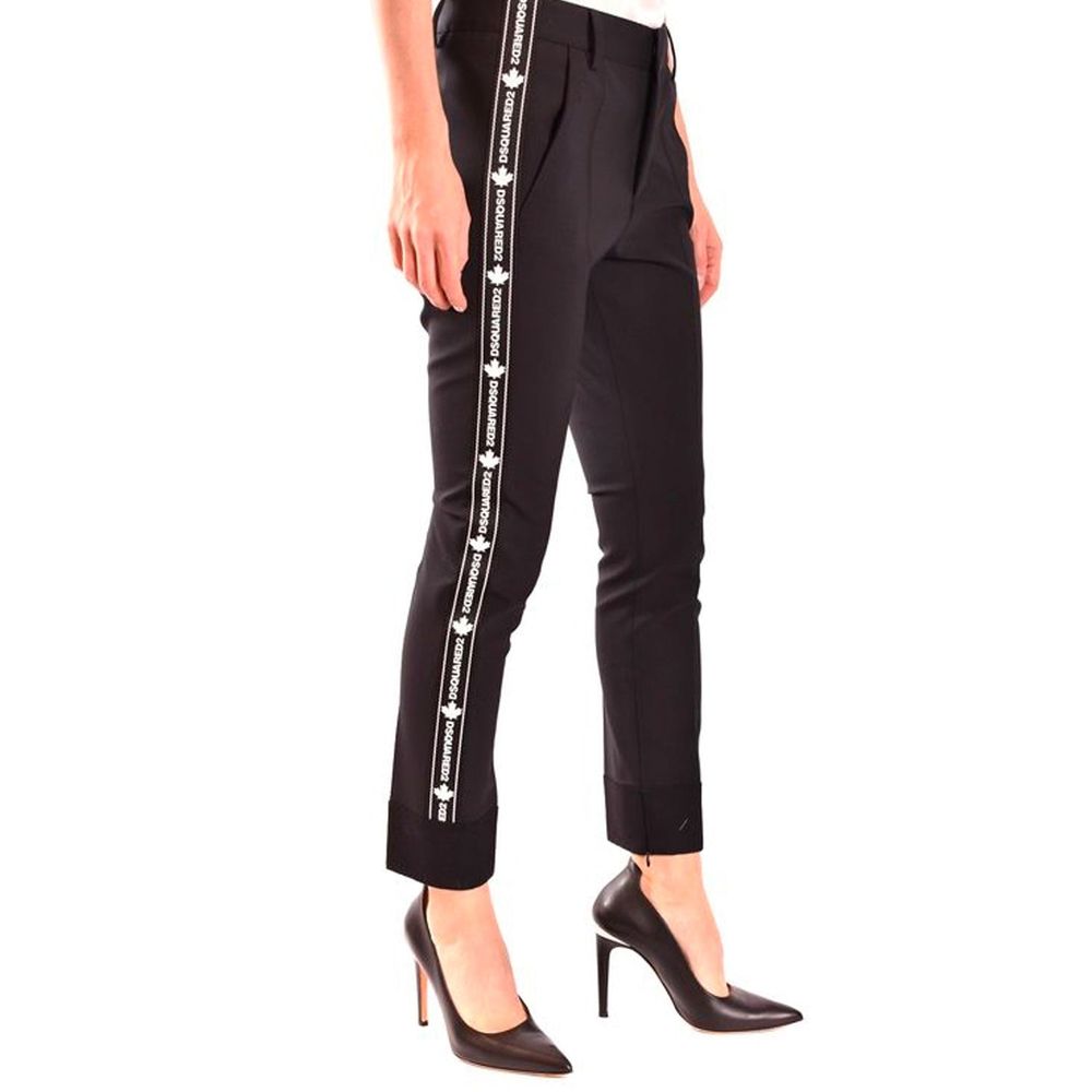 Dsquared² Schwarze Wollhose