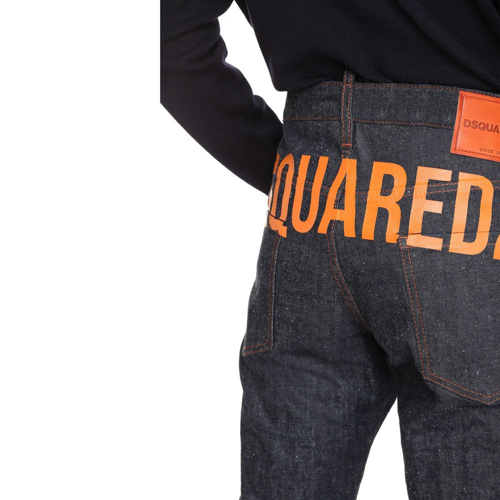 Dsquared² Blaue Baumwoll-Skinny-Jeans