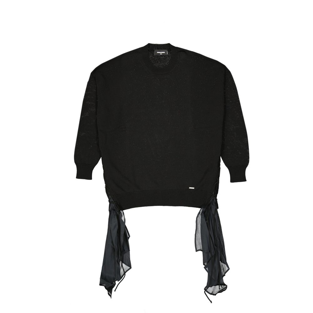 Dsquared² Schwarzer Baumwoll-Sweatshirt