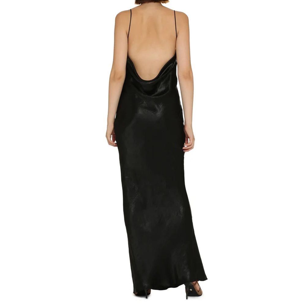 Saint Laurent Schwarzes Freizeitkleid aus Acetat