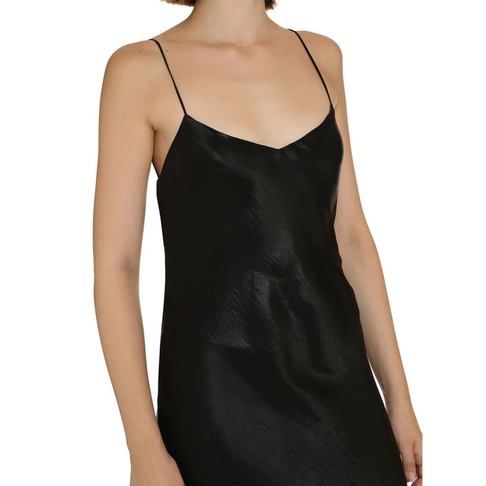Saint Laurent Schwarzes Freizeitkleid aus Acetat