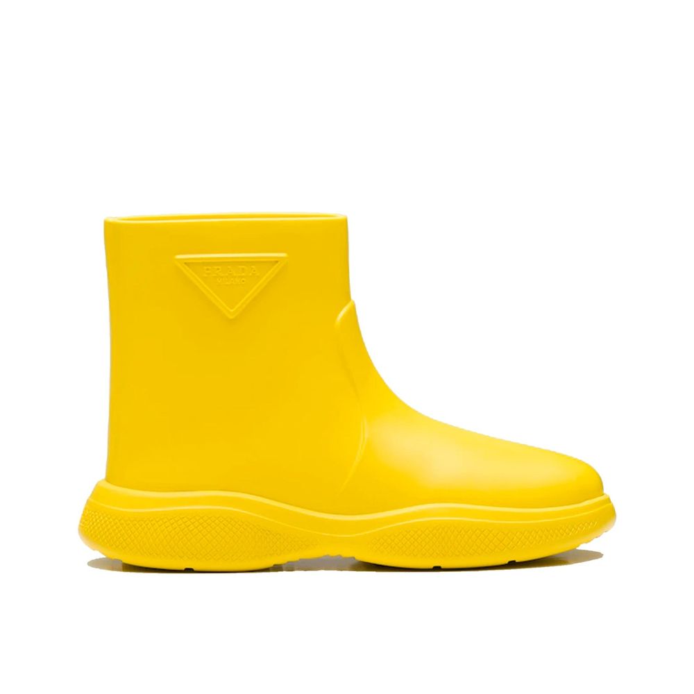 Prada Gummistiefel in Bicolor-Optik