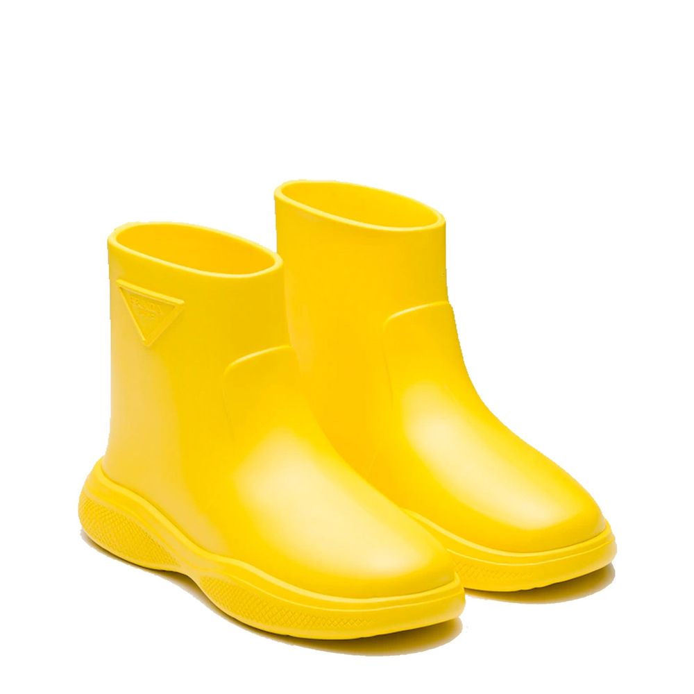 Prada Gummistiefel in Bicolor-Optik