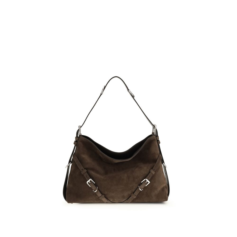 Givenchy Schwarze Bos Taurus Kalbsleder Schultertasche