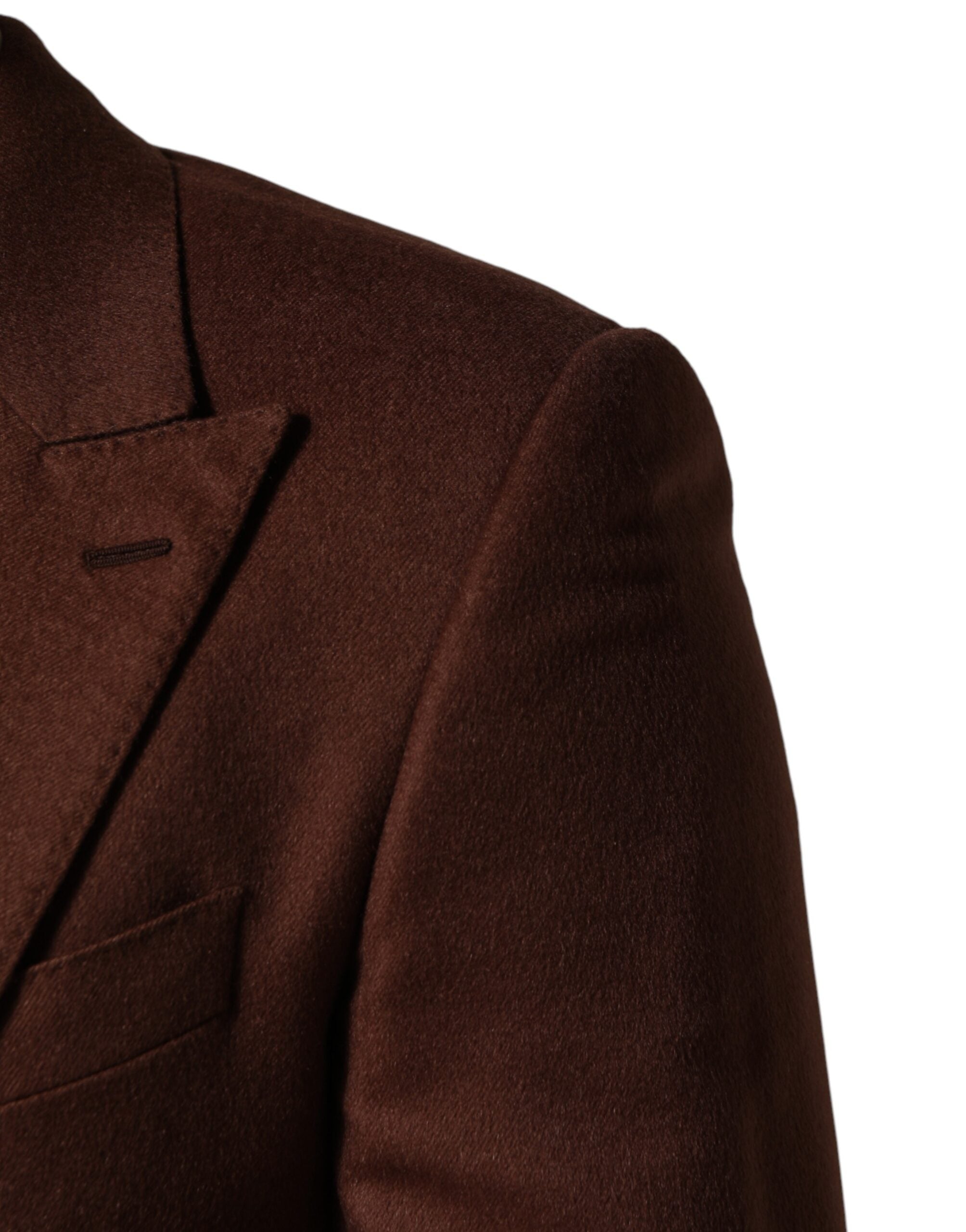 Dolce & Gabbana Brauner Kaschmir-Sakko mit Einreiher