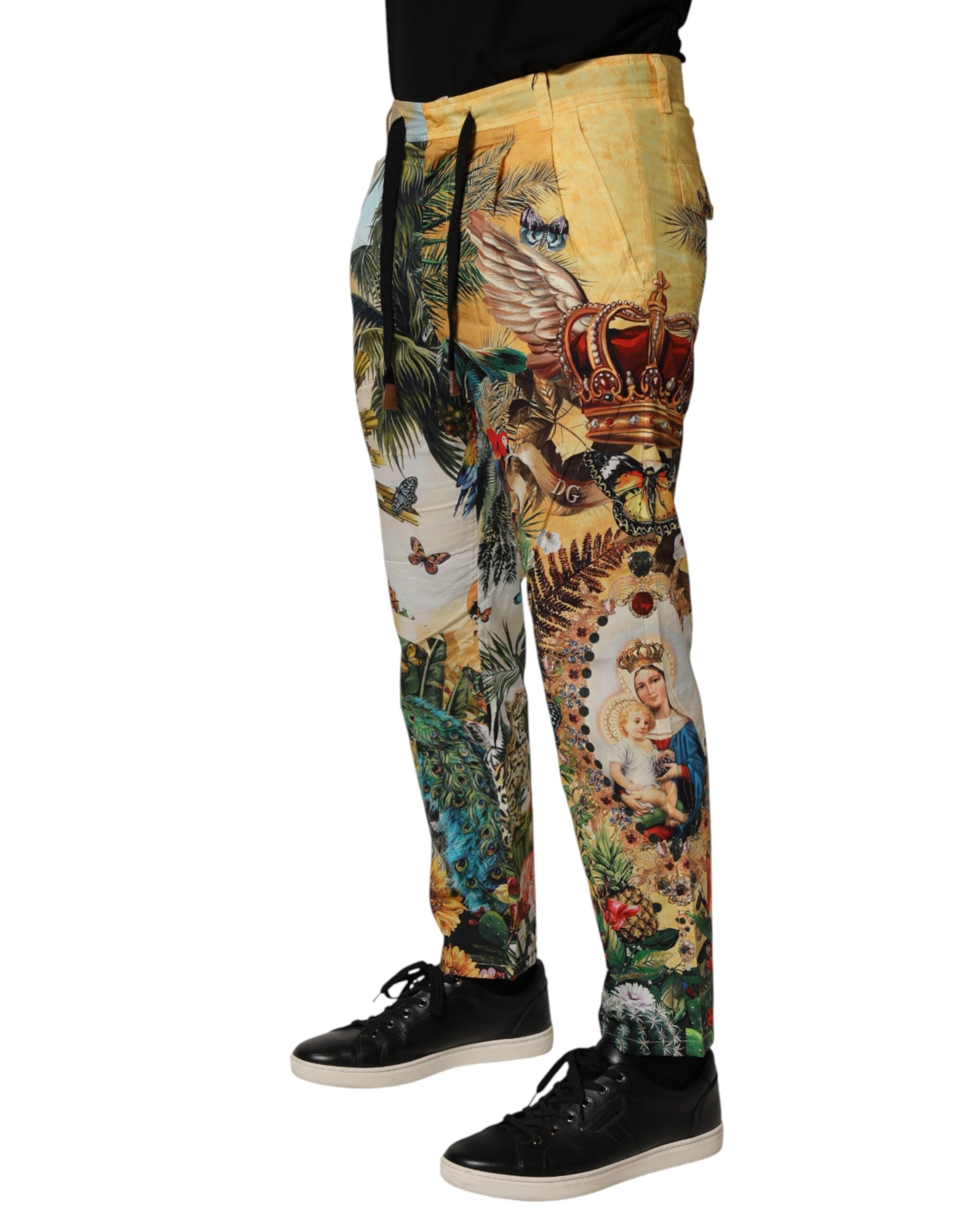 Dolce & Gabbana Multicolor Tropical King Lounge Hose