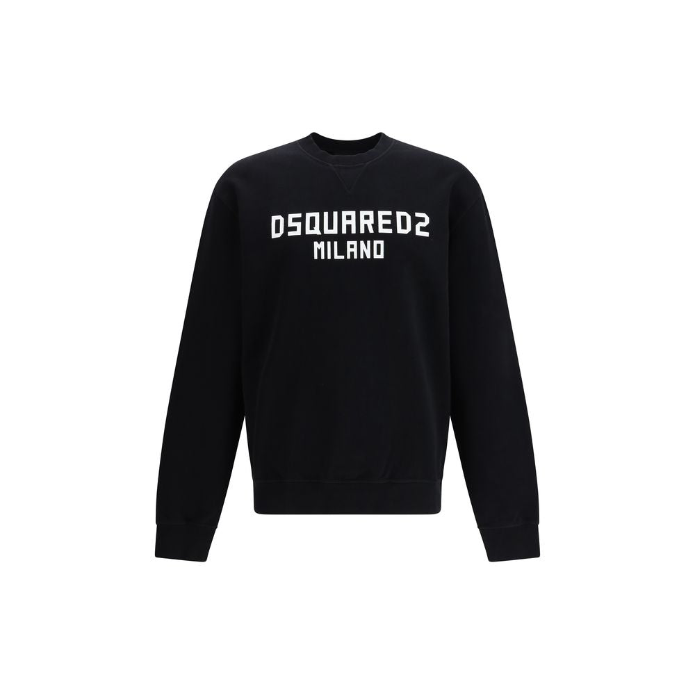 Dsquared² Schwarzer Baumwoll-Sweatshirt