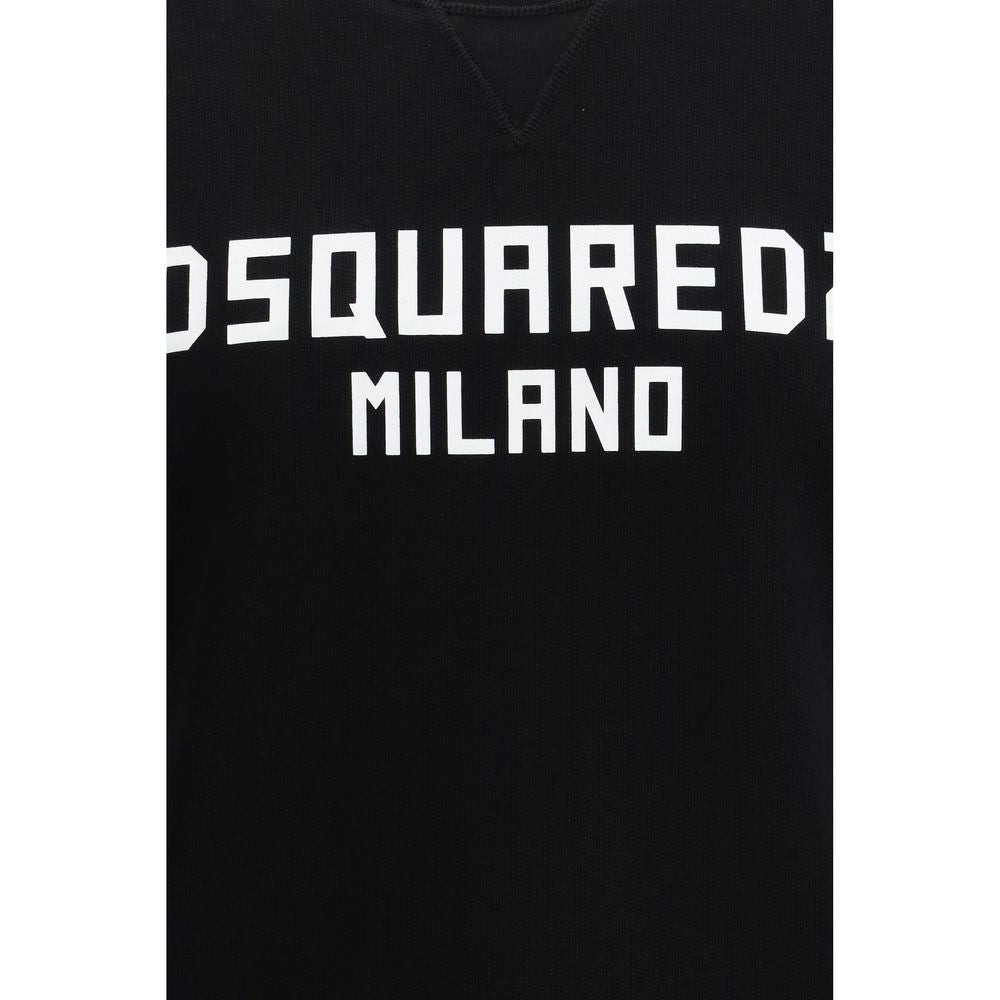 Dsquared² Schwarzer Baumwoll-Sweatshirt