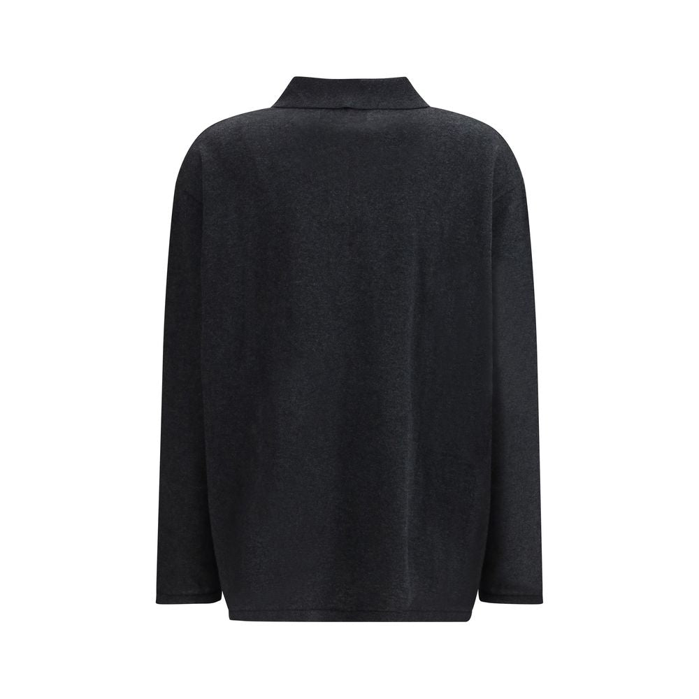 Lisa Yang Grauer Baumwollpullover