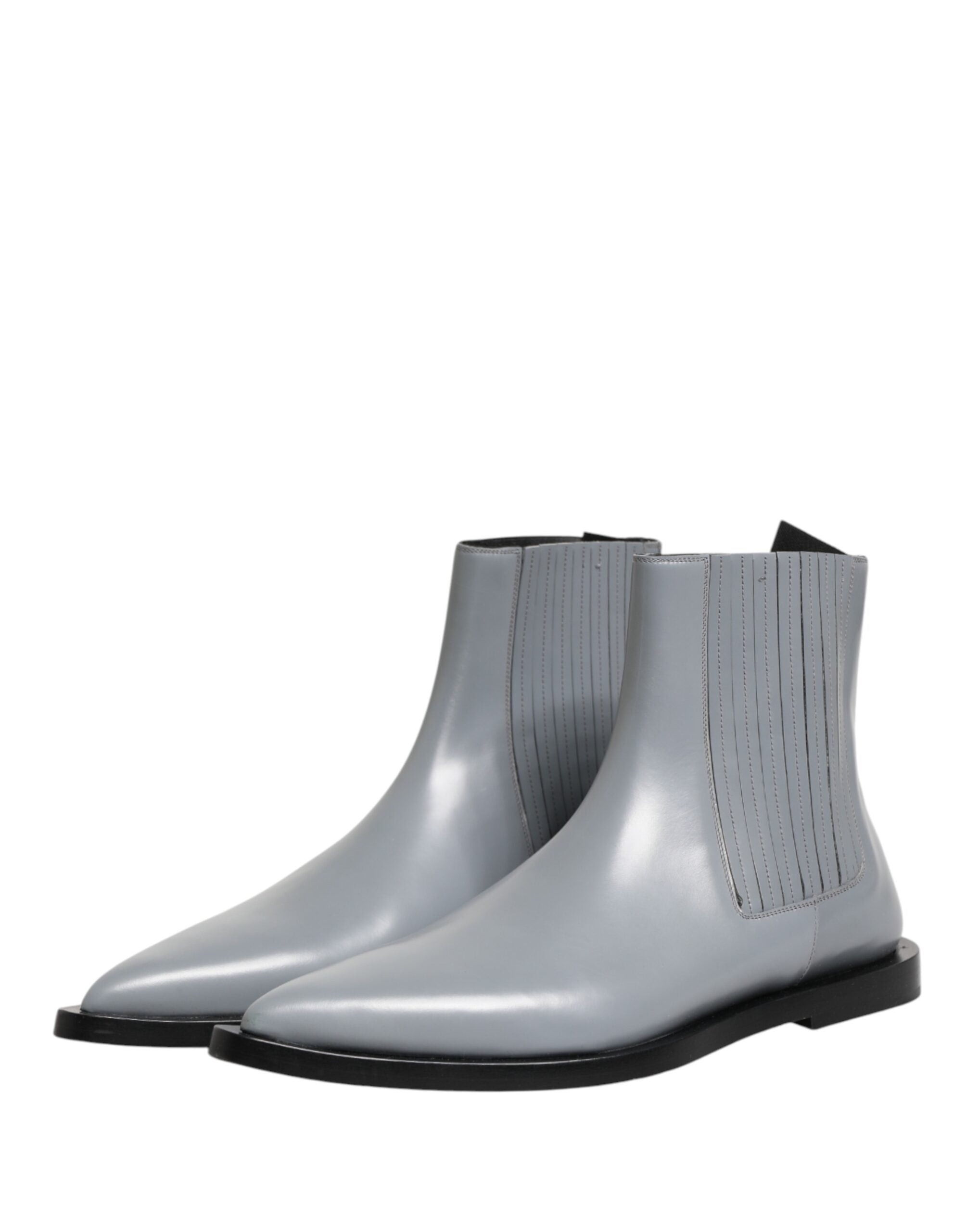 Dolce & Gabbana Hellgraue Chelsea Ankle Boots