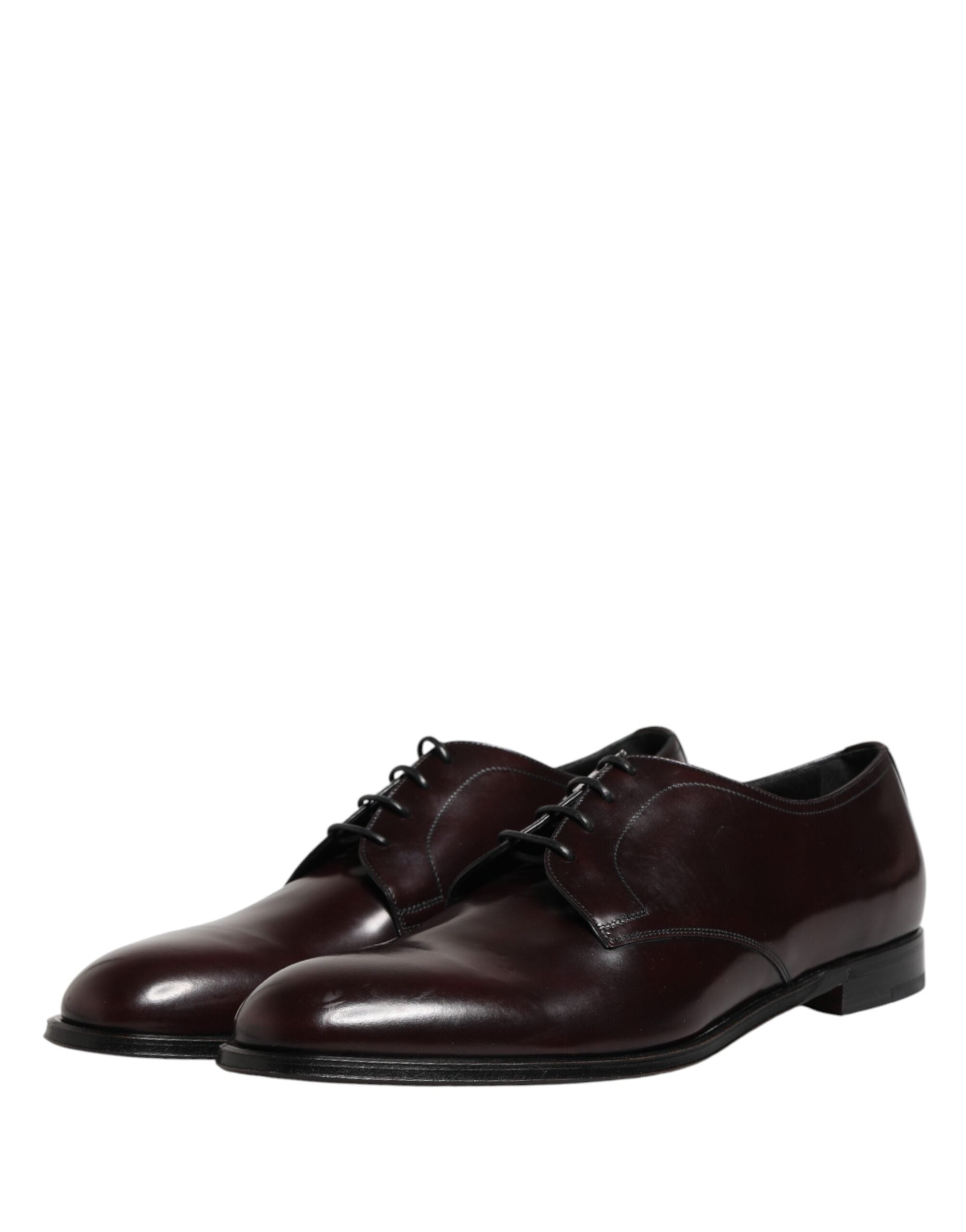 Dolce & Gabbana Schwarze Schnür-Derbys aus Leder für Herren