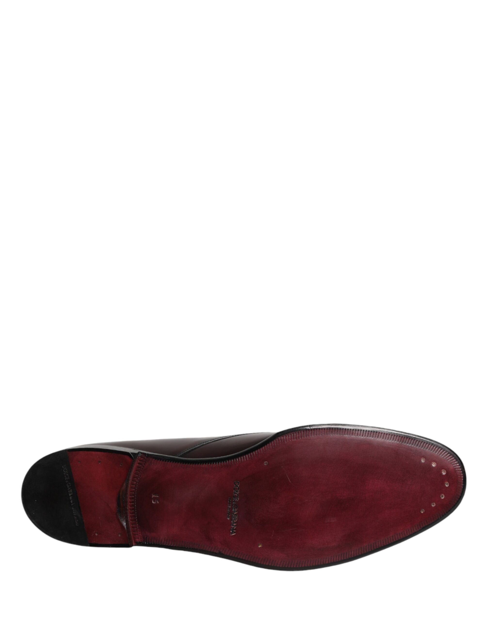 Dolce & Gabbana Schwarze Schnür-Derbys aus Leder für Herren