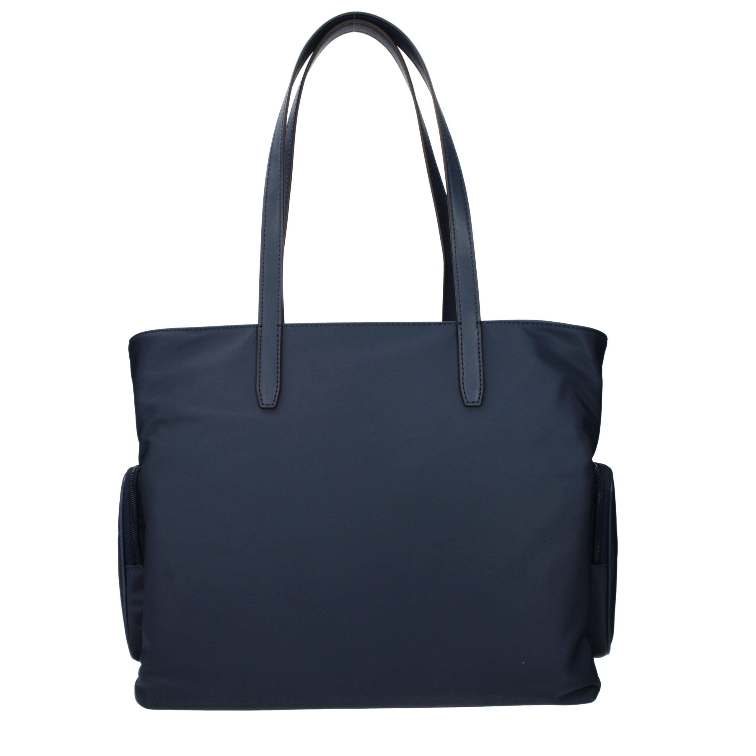 Michael Kors Blaue Stoff-Umhängetasche