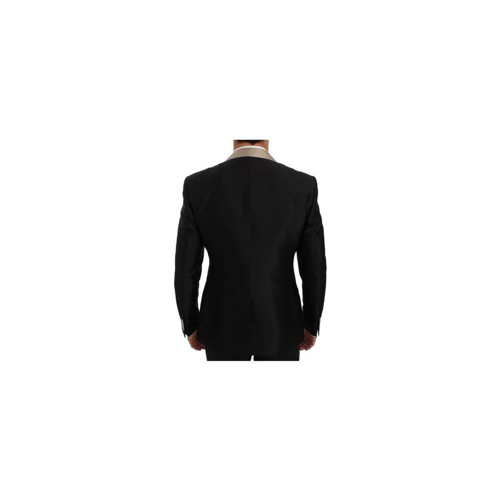 Dolce & Gabbana Schwarzer Seidenblazer