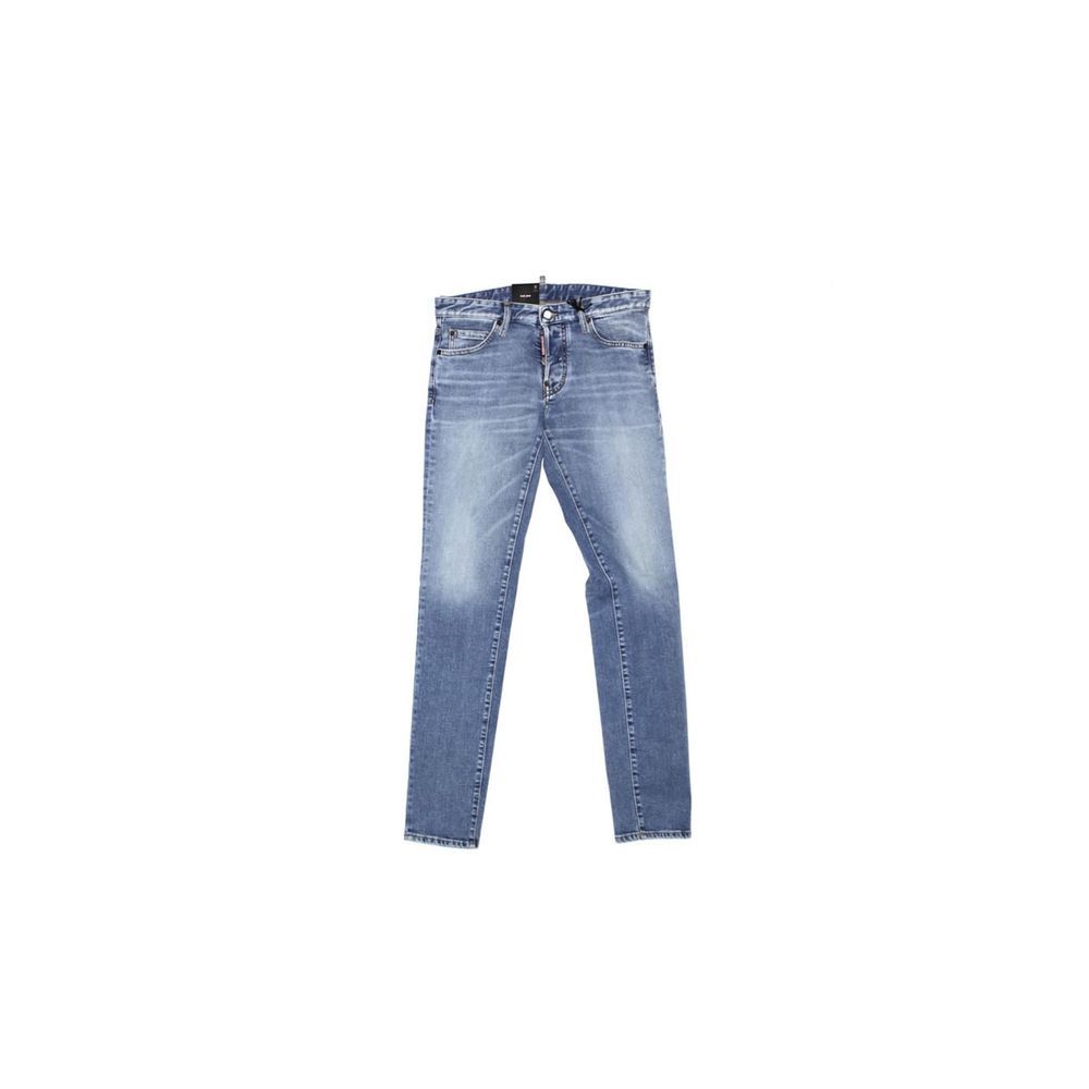 Dsquared² Blaue Jeans aus Baumwolle im geraden Schnitt