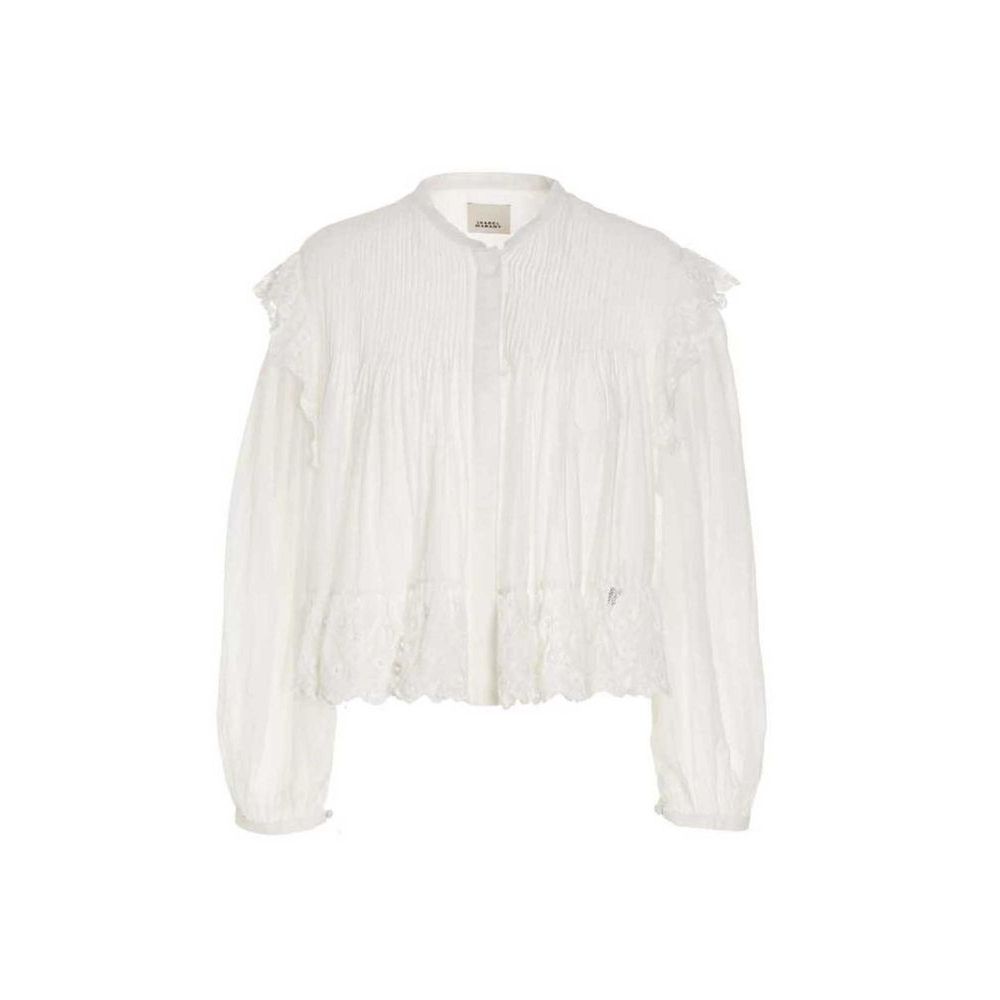 Isabel Marant Weißes Viskose-Oberteil