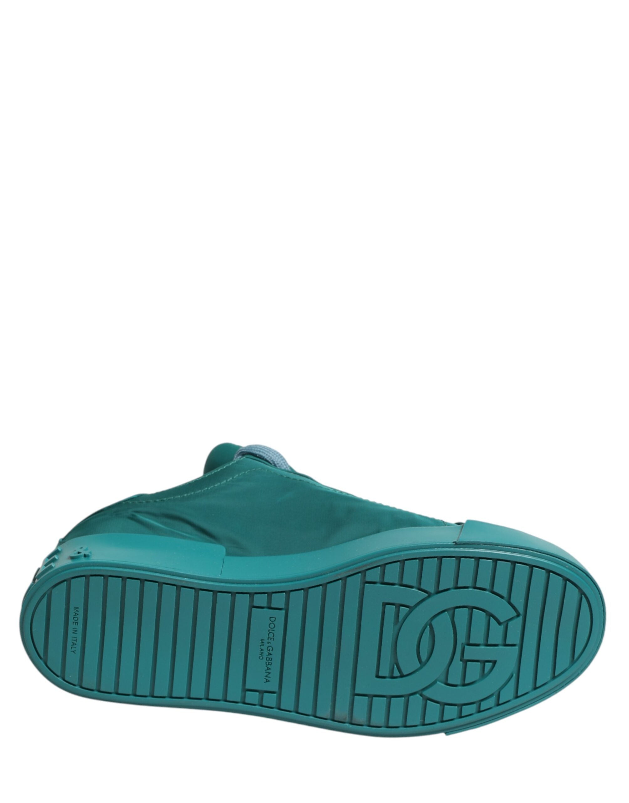 Dolce & Gabbana Teal Portofino Herren Low-Top-Sneaker