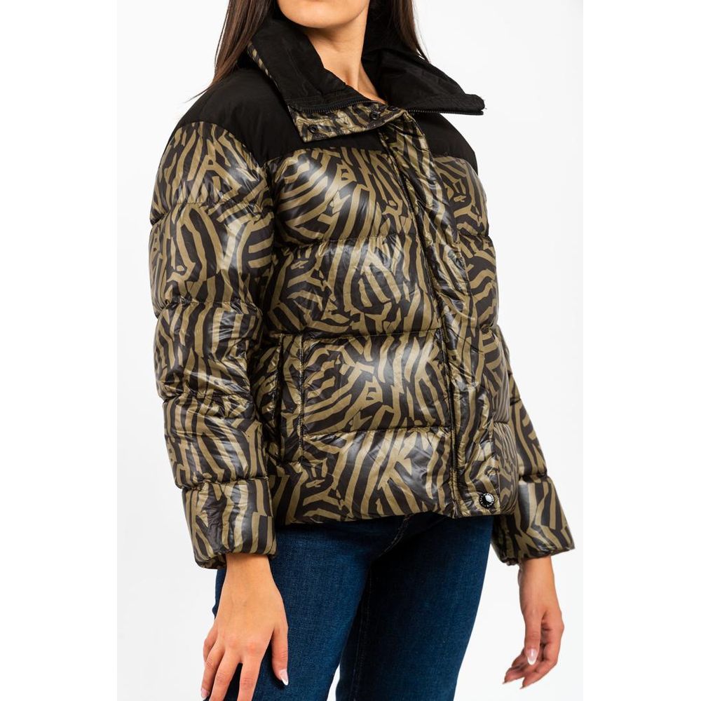 Gas Grüner Parka aus Polyamid